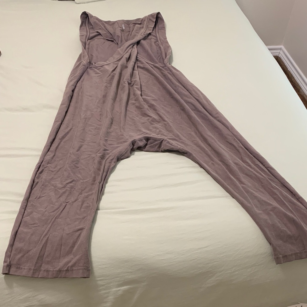 Free People Women's Sleeveless Onesie in Mauve